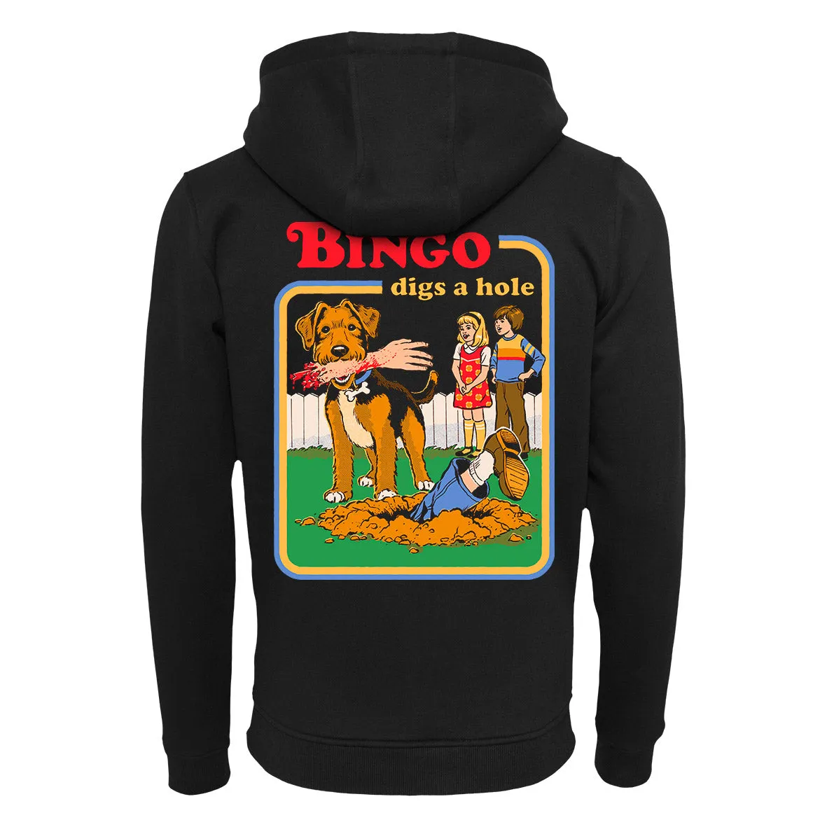 Steven Rhodes - Bingo Digs A Hole - Zip-Hoodie