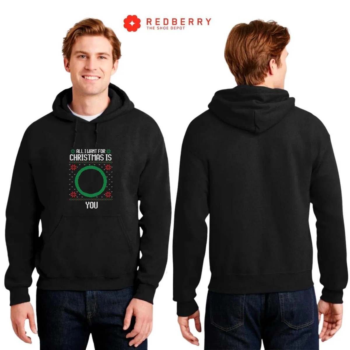 Sudadera Deportiva Hombre Navideña Hoodie 026