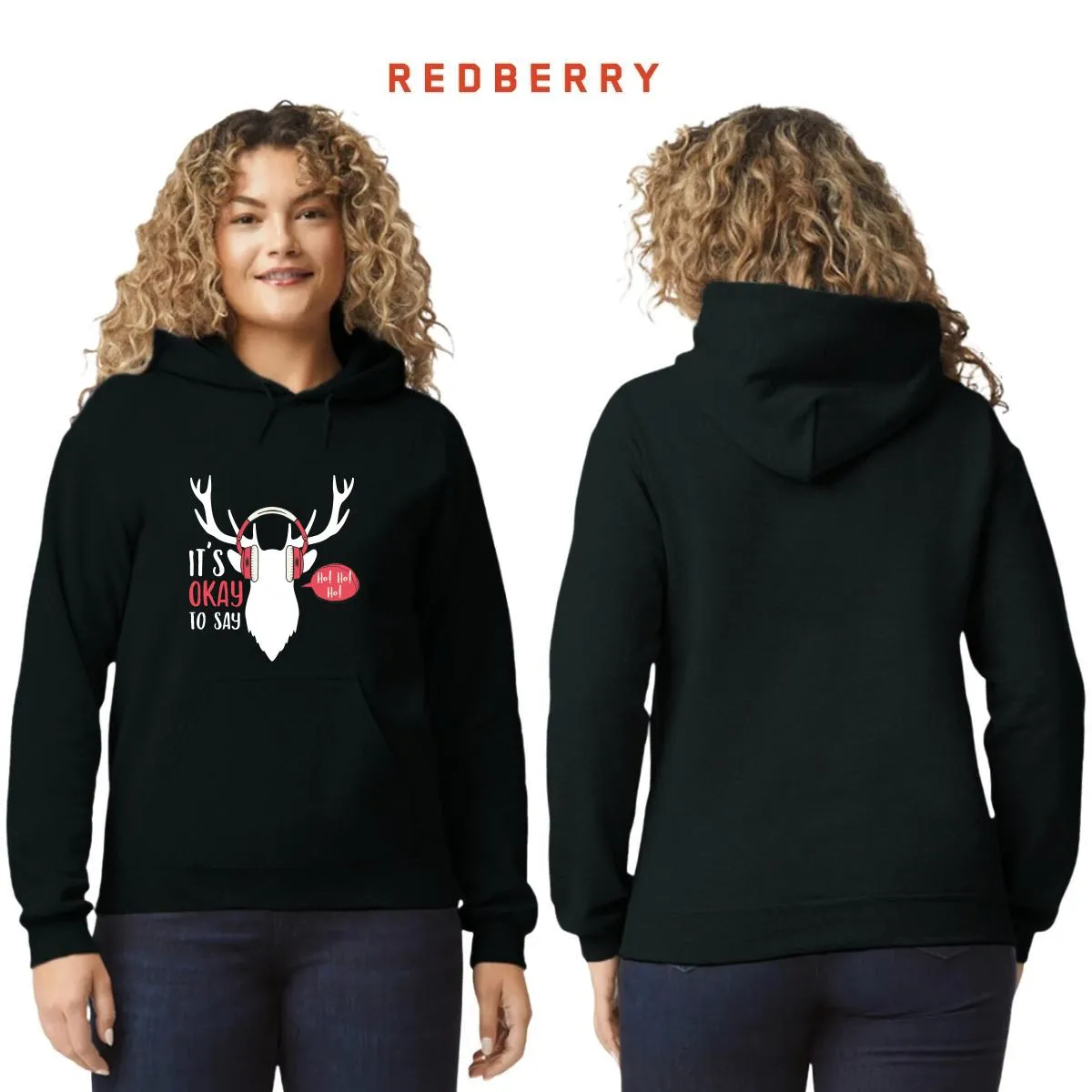 Sudadera Deportiva Mujer Navideña Hoodie 001