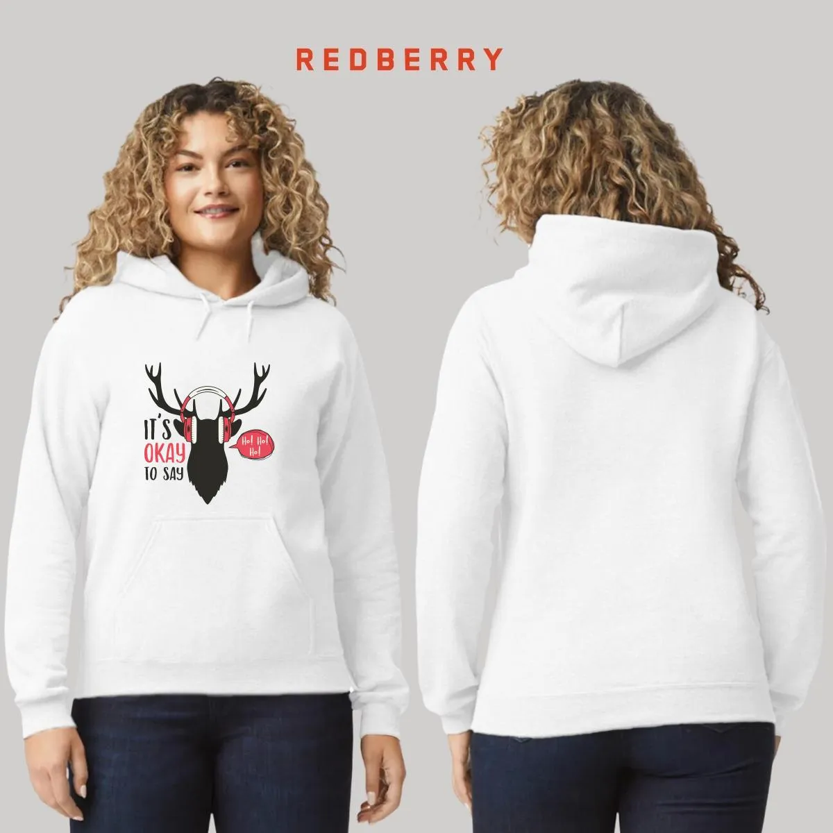 Sudadera Deportiva Mujer Navideña Hoodie 001