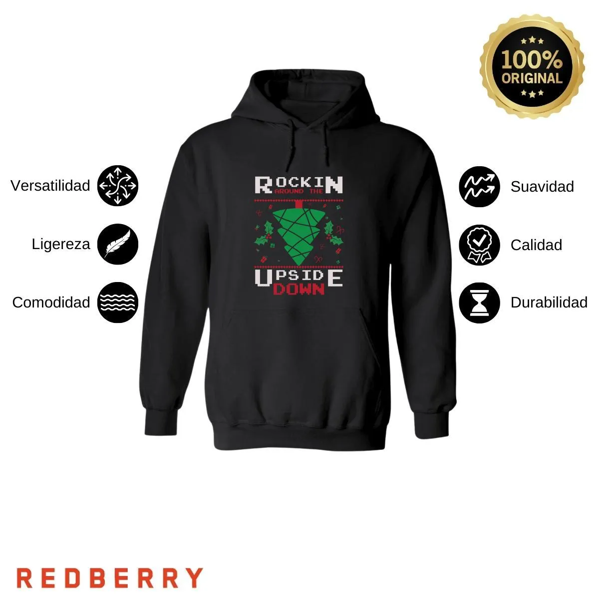 Sudadera Deportiva Mujer Navideña Hoodie 015