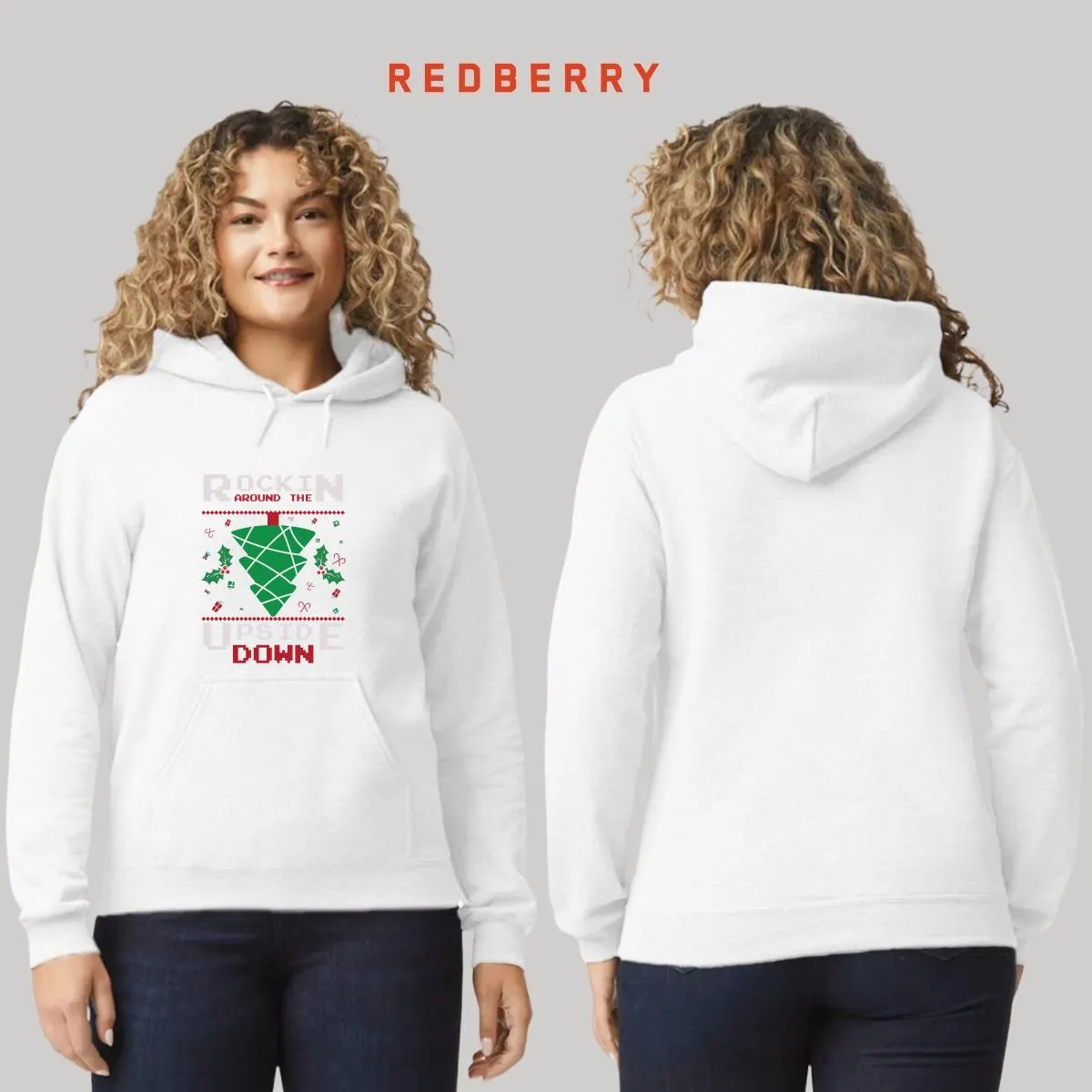 Sudadera Deportiva Mujer Navideña Hoodie 015