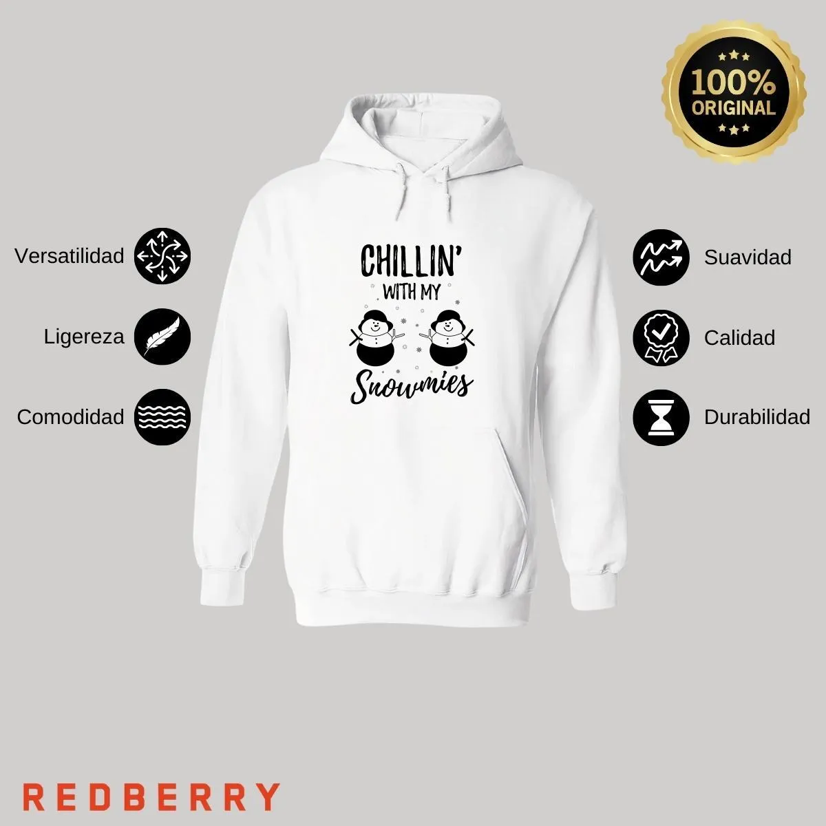 Sudadera Deportiva Mujer Navideña Hoodie 020