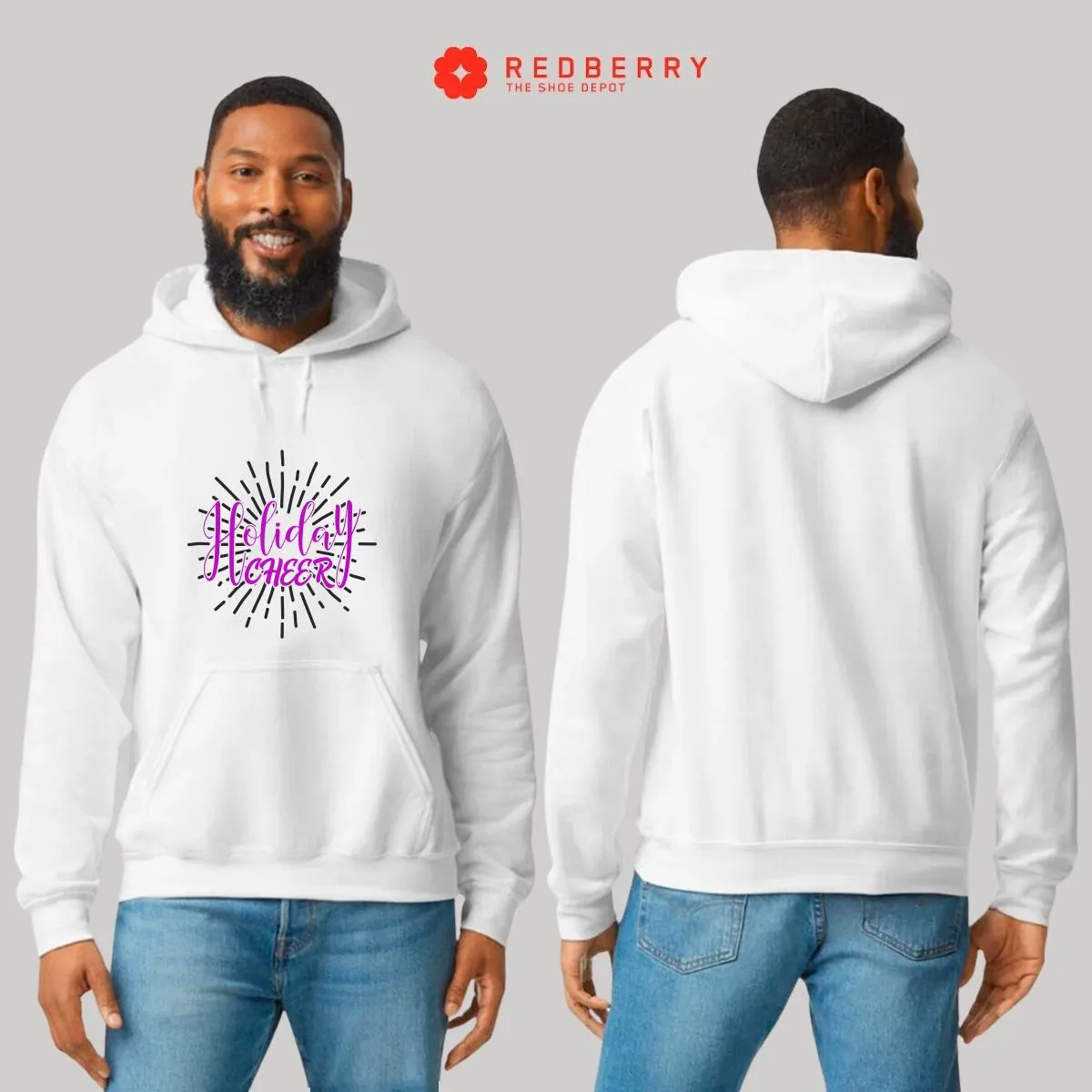 Sudadera Navideña Hombre Deportiva Hoodie 044