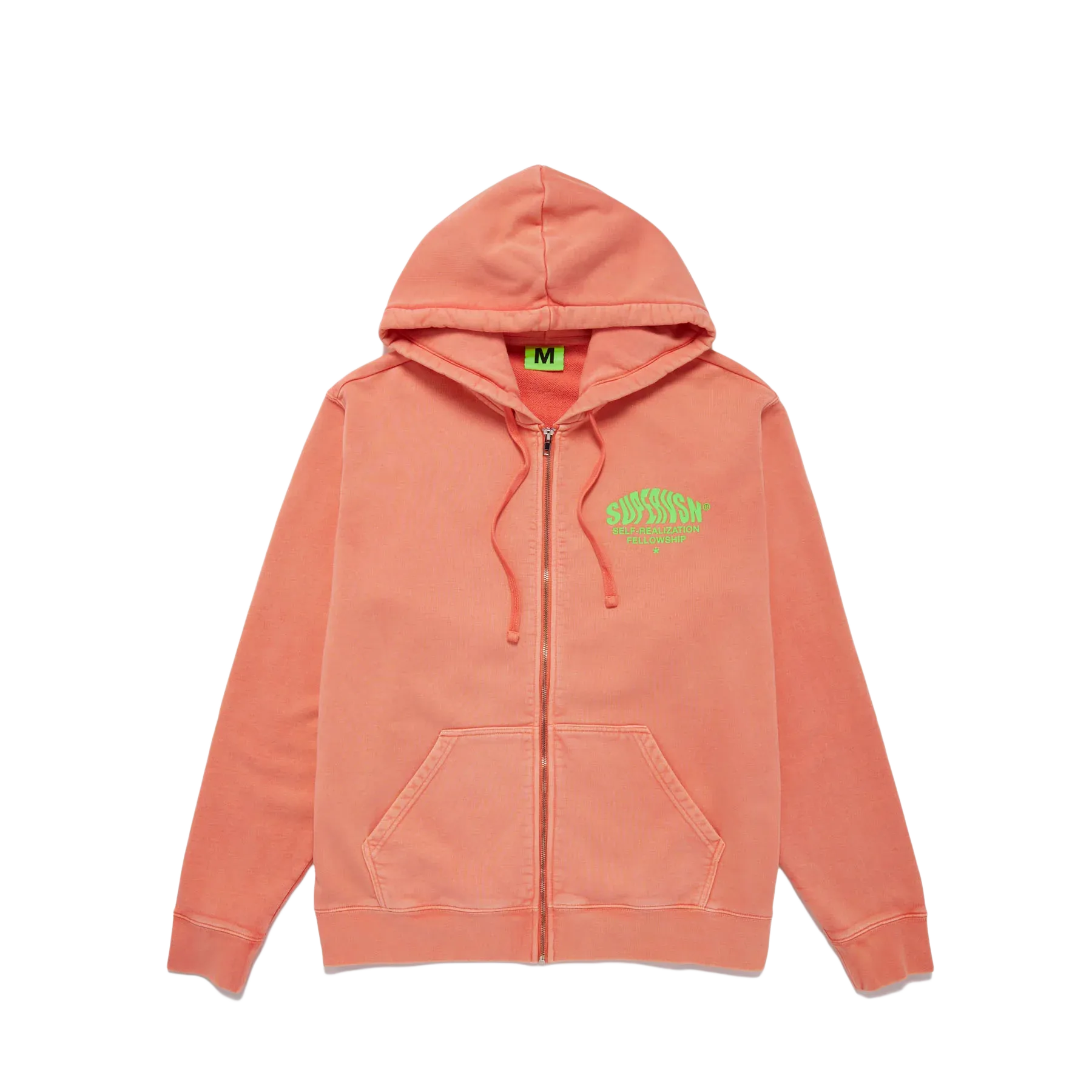 SUPERVSN Studio Flare Zip-Up Hoodie 'Salmon'