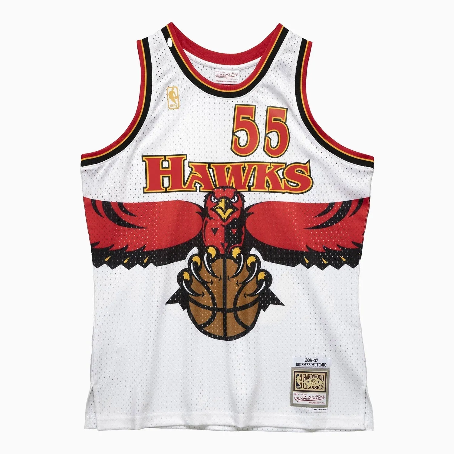 Swingman Dikembe Mutombo Atlanta Hawks NBA 1996-97 Jersey
