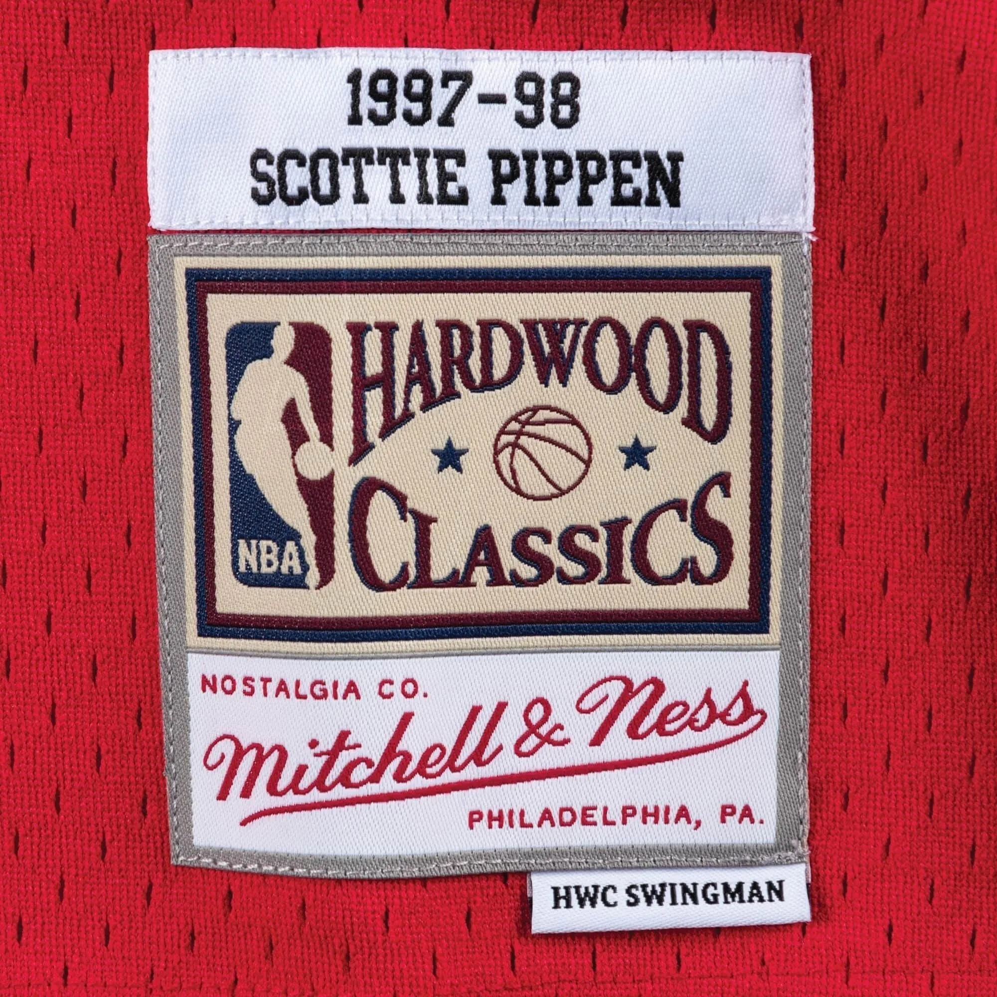 Swingman Scottie Pippen Chicago Bulls NBA 1997-98 Jersey