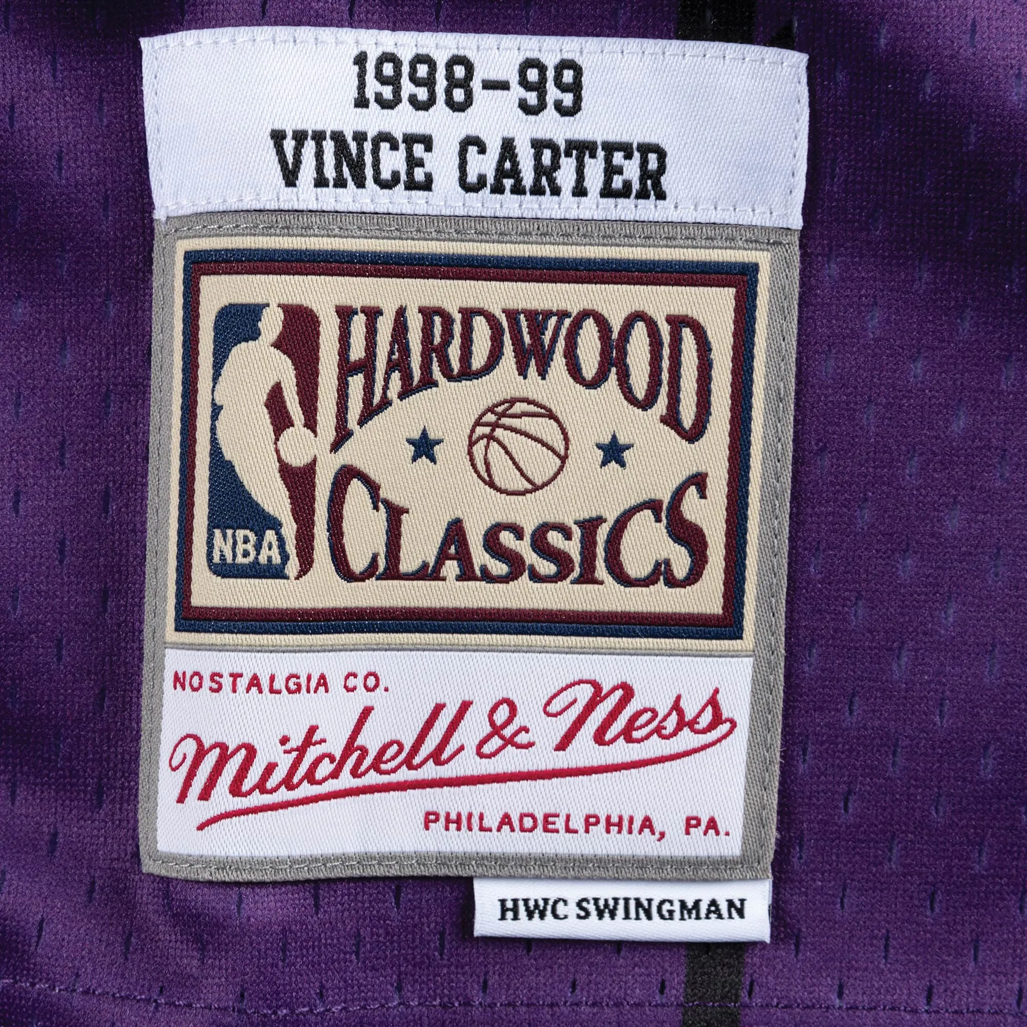 Swingman Vince Carter Toronto Raptors Road NBA 1998-99 Jersey