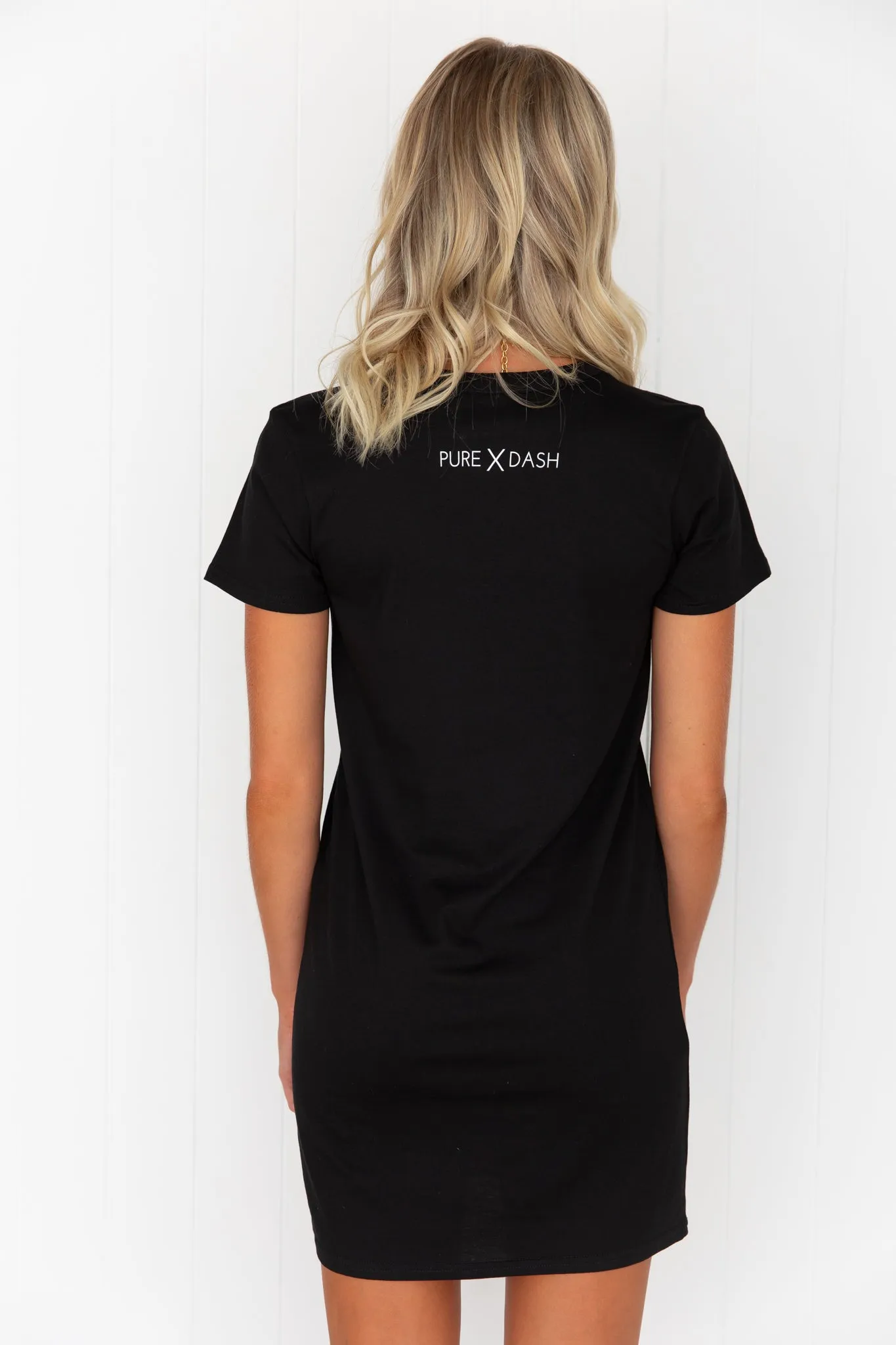TEAM Pure Dash Dress - Black