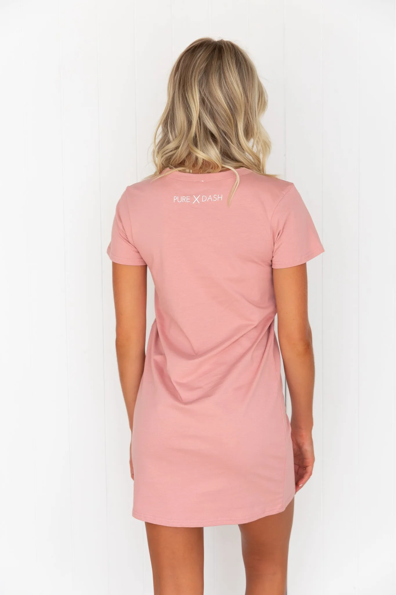 TEAM Pure Dash Dress - Dusty Rose