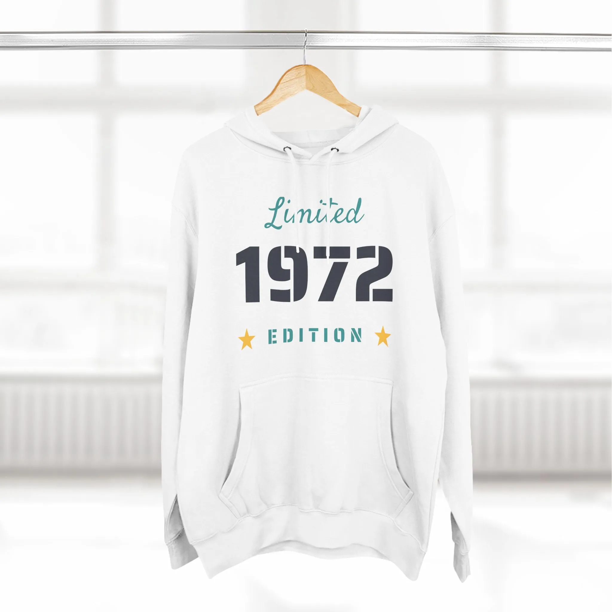 Three-Panel Fleece Hoodie