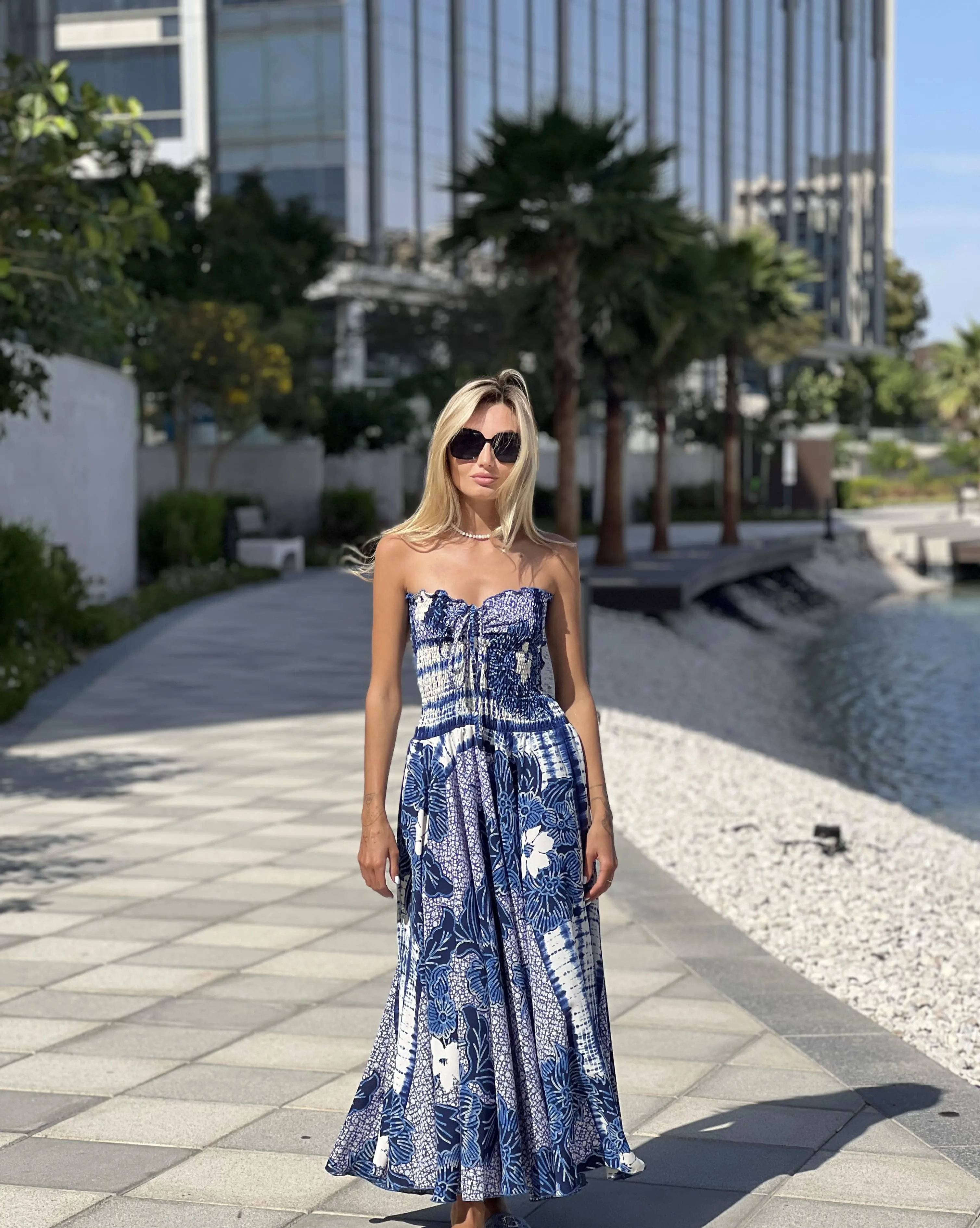 Tie Dye Brunei Butterfly Dress