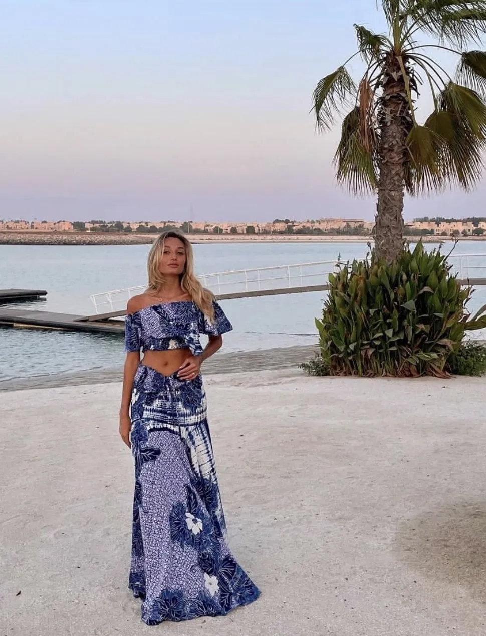 Tie Dye Brunei Butterfly Dress