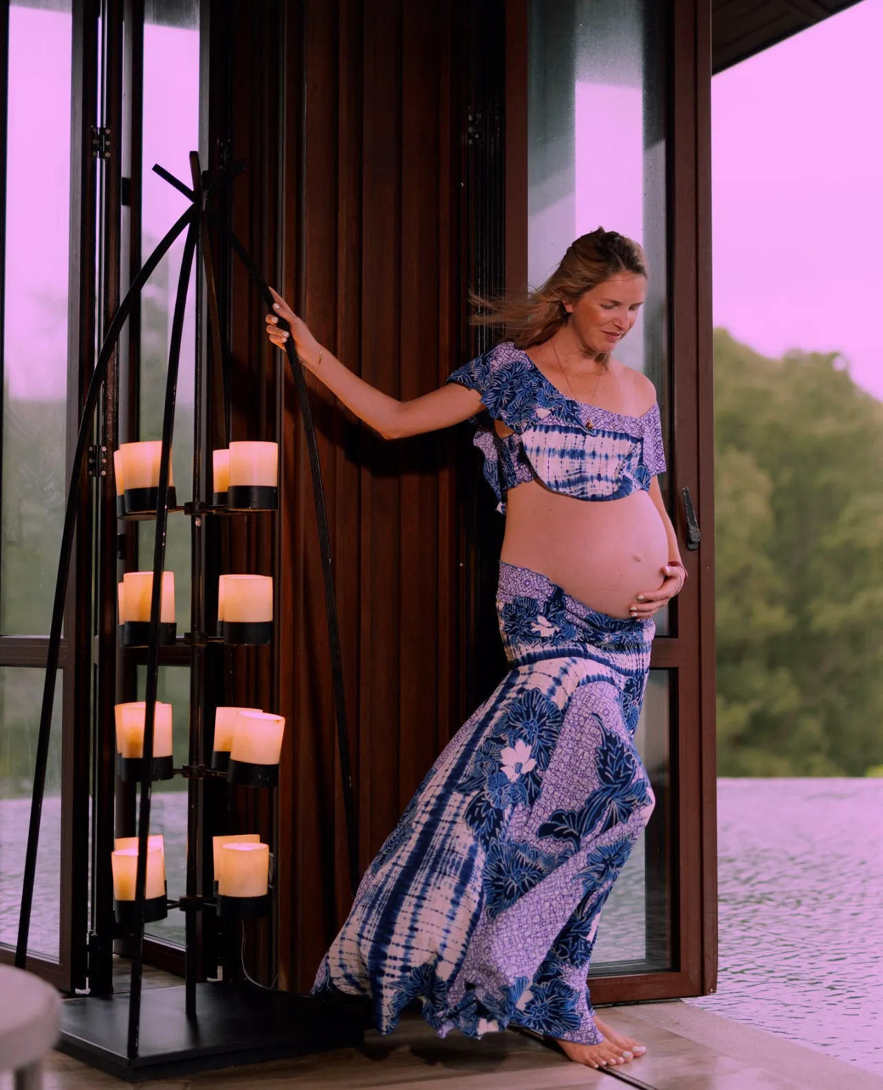 Tie Dye Brunei Butterfly Dress