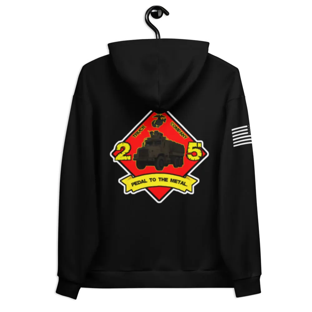 Trucks, 25th Marines  Core Men's Hooded Performance Sweatshirt - NFzjk9