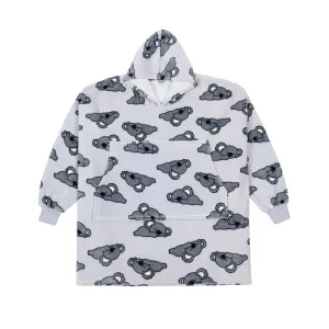 UGGOWEAR Giant Hoodie Bearly Awake Adult Light Grey