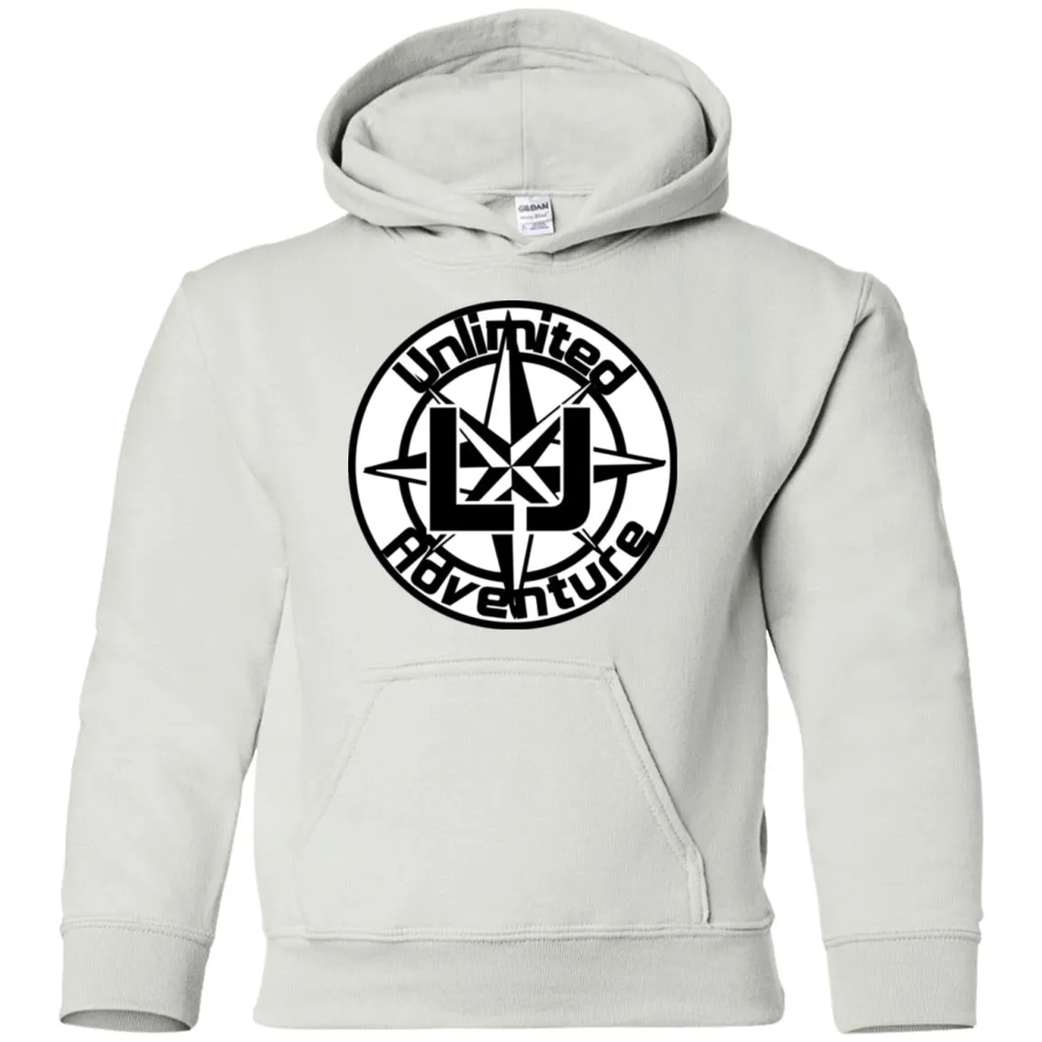 ULJA B&W G185B Gildan Youth Pullover Hoodie