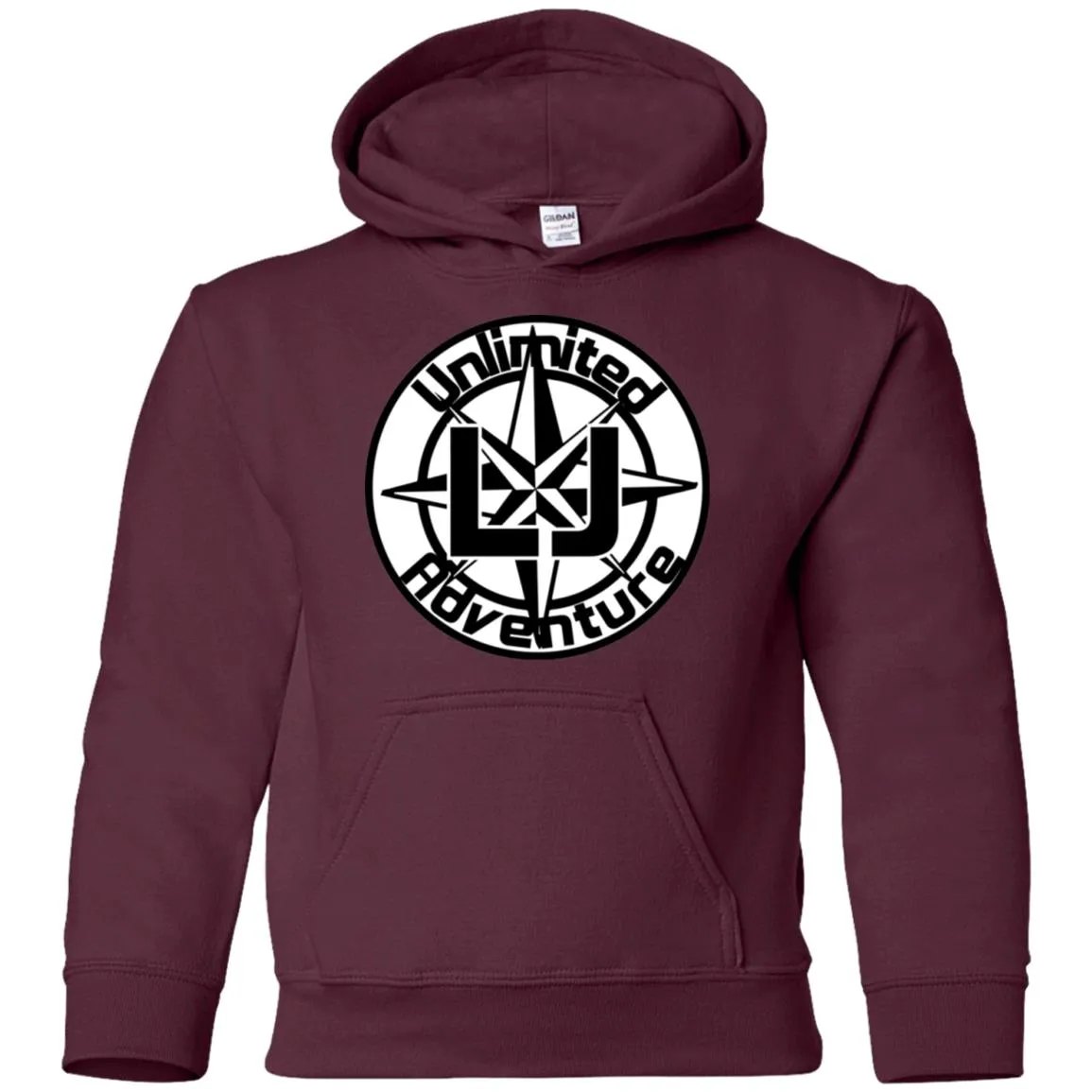 ULJA B&W G185B Gildan Youth Pullover Hoodie
