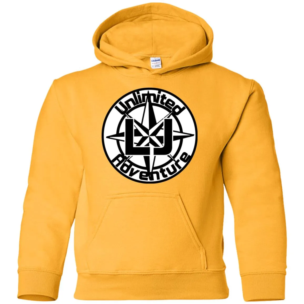 ULJA B&W G185B Gildan Youth Pullover Hoodie