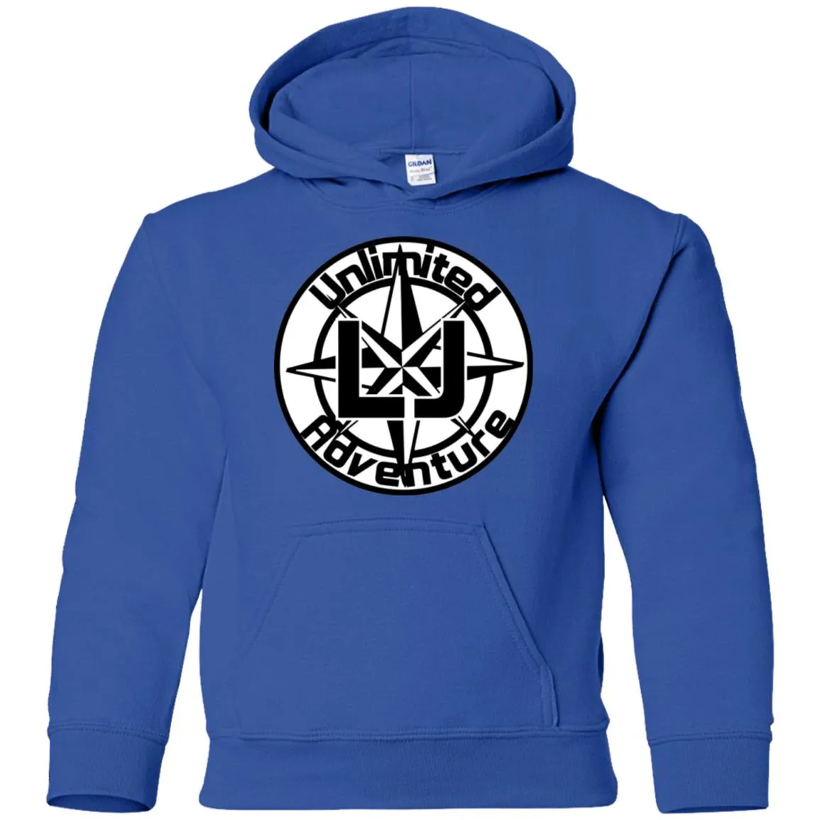 ULJA B&W G185B Gildan Youth Pullover Hoodie