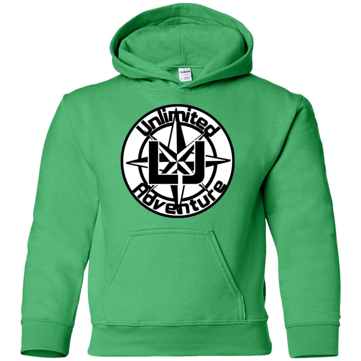 ULJA B&W G185B Gildan Youth Pullover Hoodie