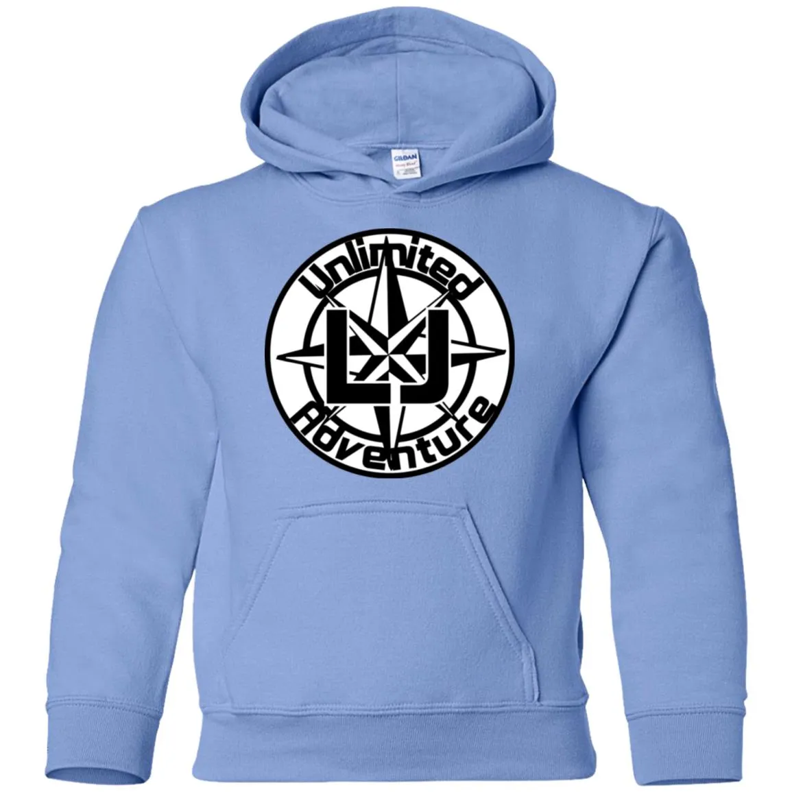 ULJA B&W G185B Gildan Youth Pullover Hoodie