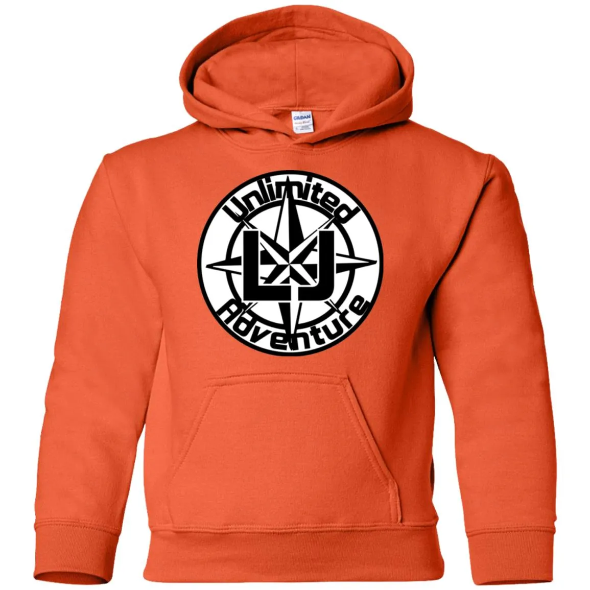 ULJA B&W G185B Gildan Youth Pullover Hoodie