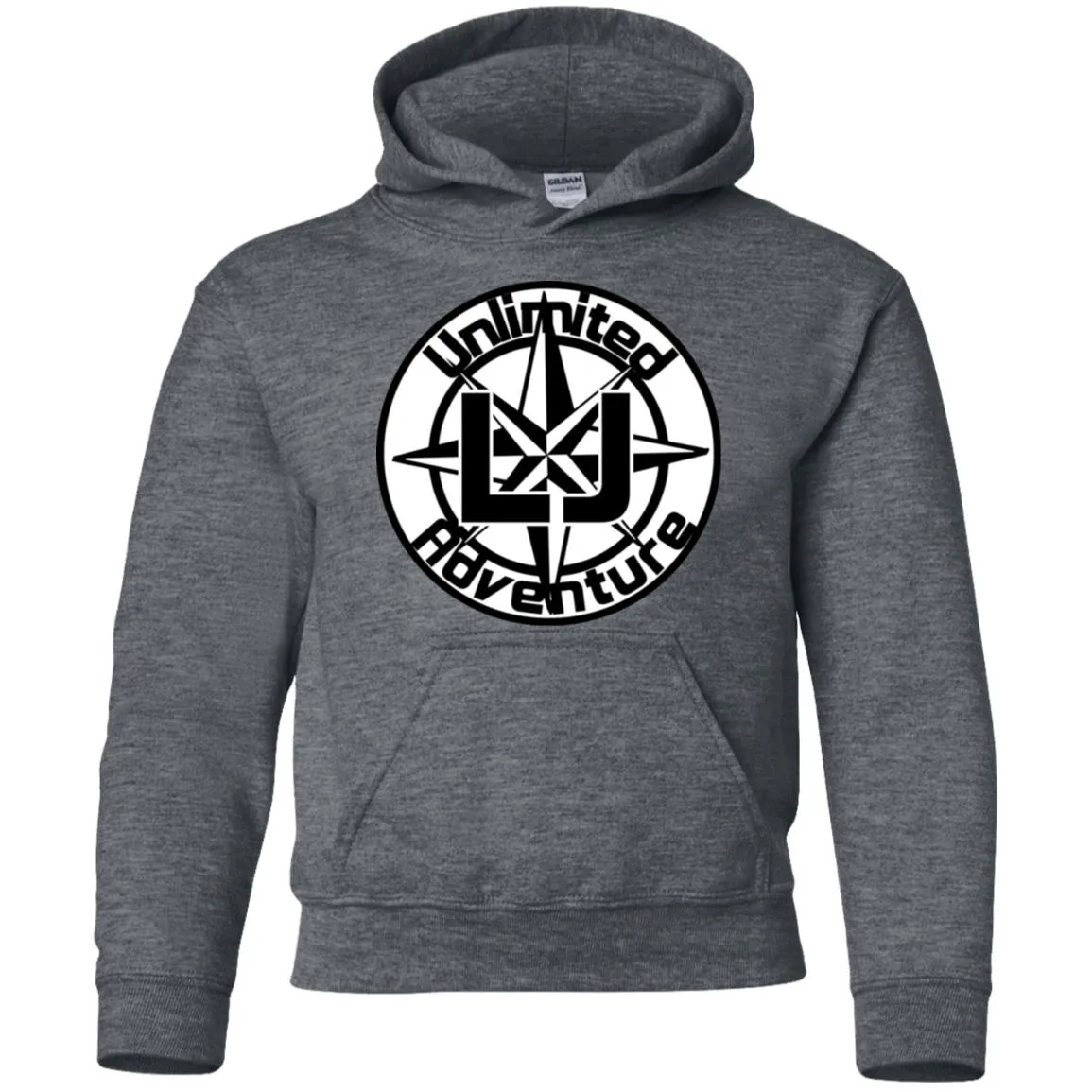 ULJA B&W G185B Gildan Youth Pullover Hoodie