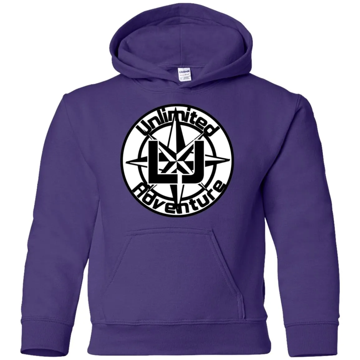 ULJA B&W G185B Gildan Youth Pullover Hoodie