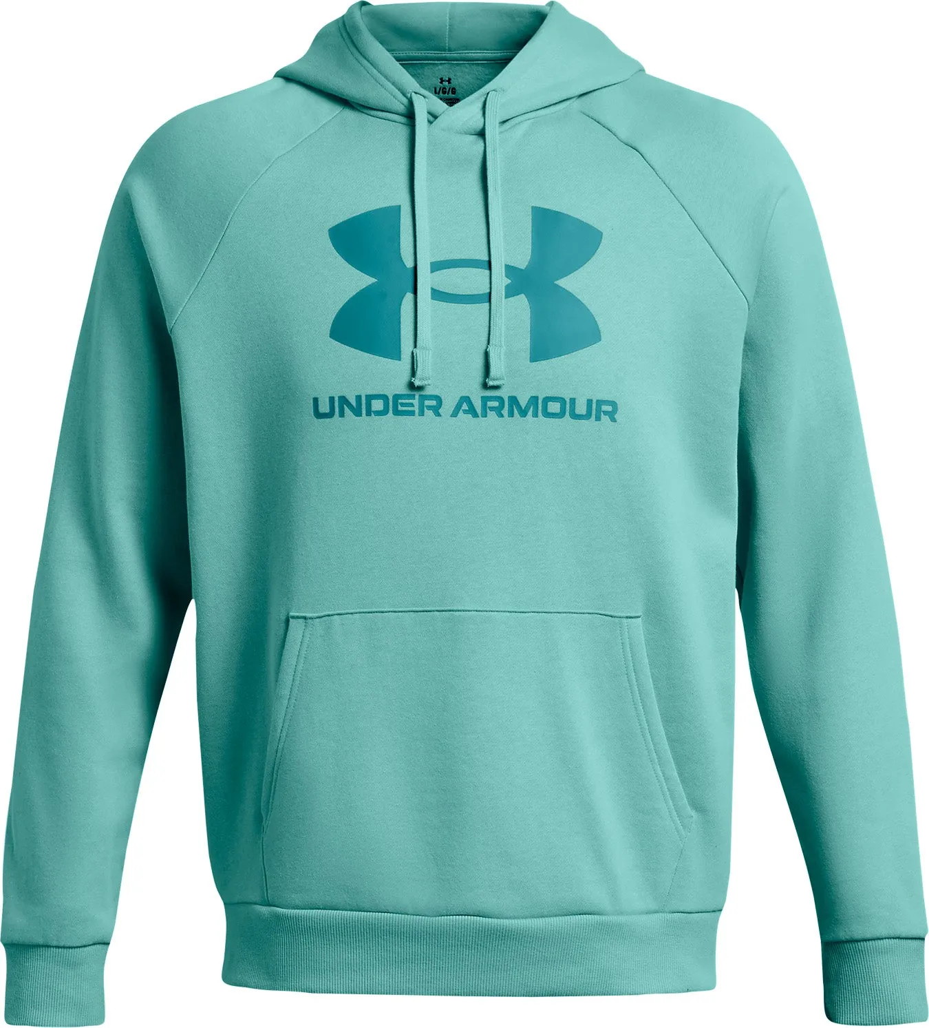 Under Armour Rival Fleece Logo Mens Hoody - Green