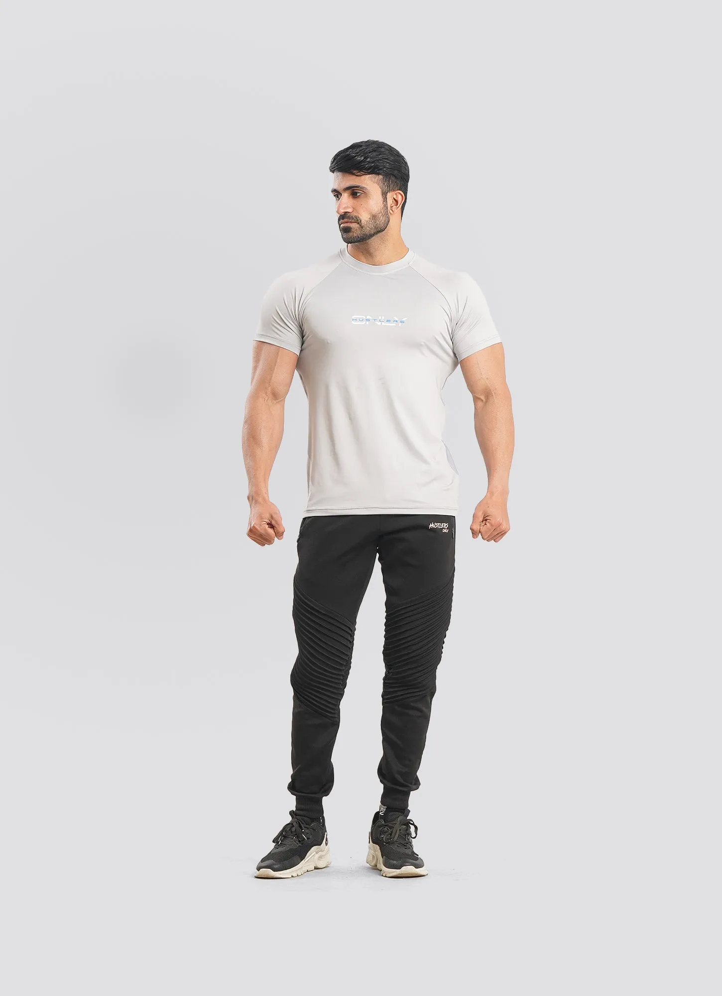 Utility Mesh Back Tshirt - Gray