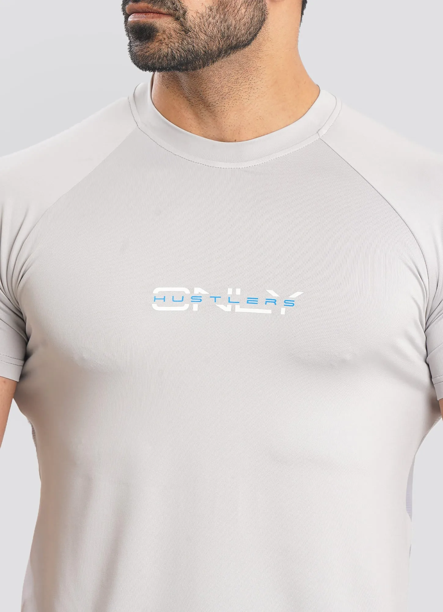 Utility Mesh Back Tshirt - Gray