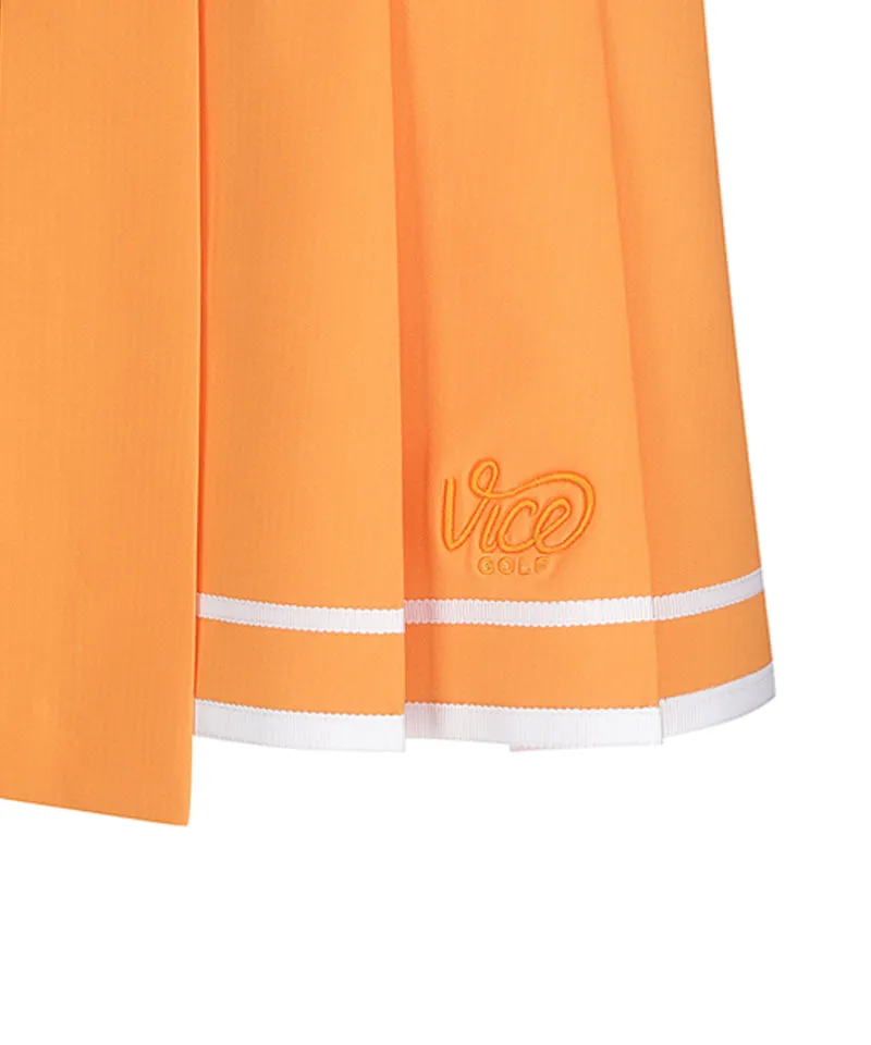 Vice Golf Atelier Women's Florida Unbalance Pleats Skirt - 2 Colors