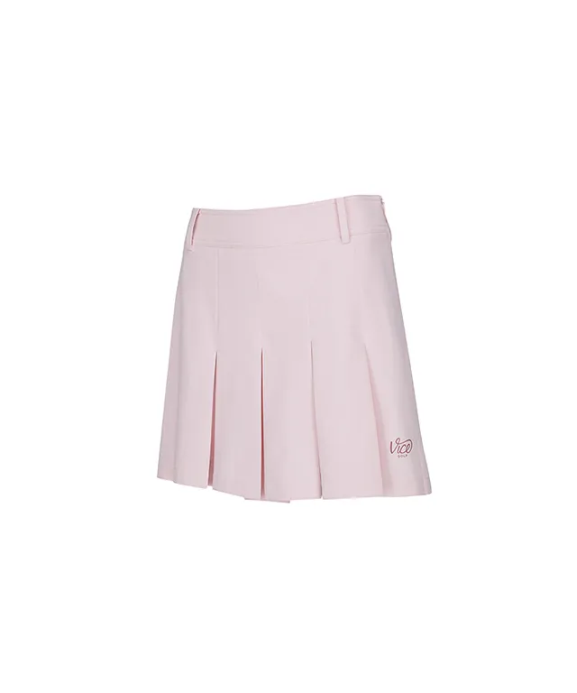 Vice Golf Atelier Women's Pleat Point Half Pants - Light Pink