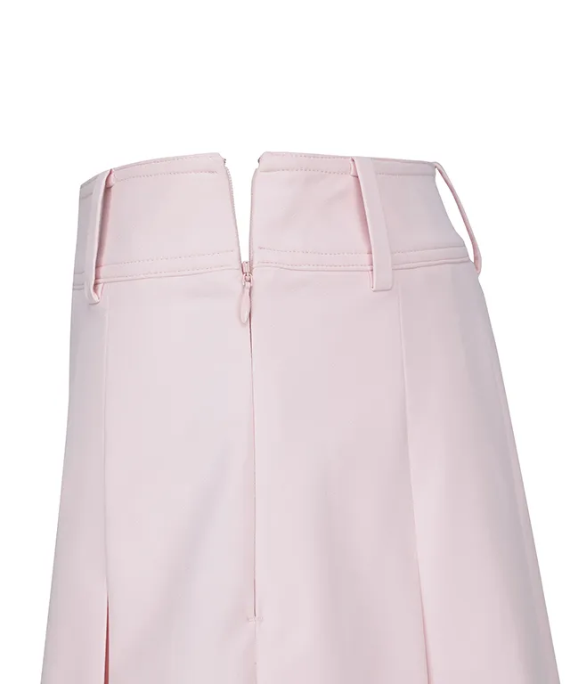 Vice Golf Atelier Women's Pleat Point Half Pants - Light Pink