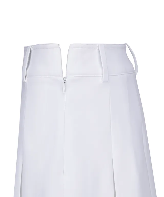 Vice Golf Atelier Women's Pleat Point Half Pants - White