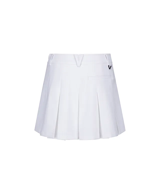 Vice Golf Atelier Women's Pleat Point Half Pants - White