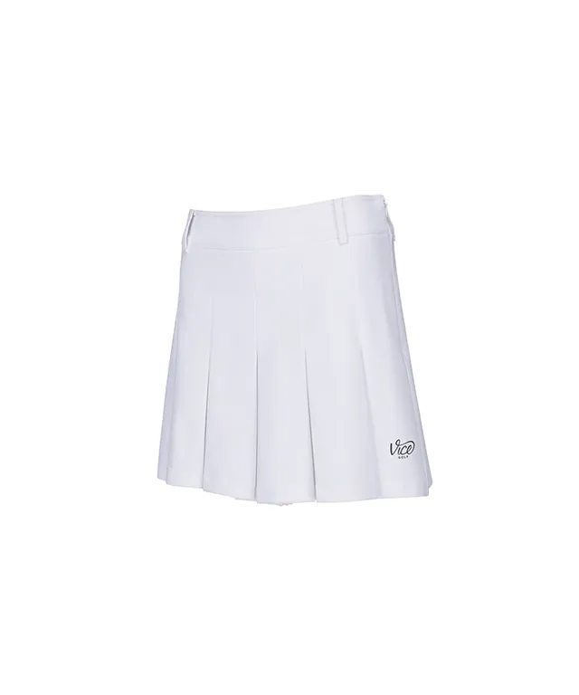 Vice Golf Atelier Women's Pleat Point Half Pants - White