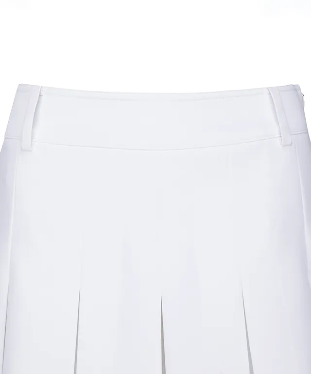 Vice Golf Atelier Women's Pleat Point Half Pants - White