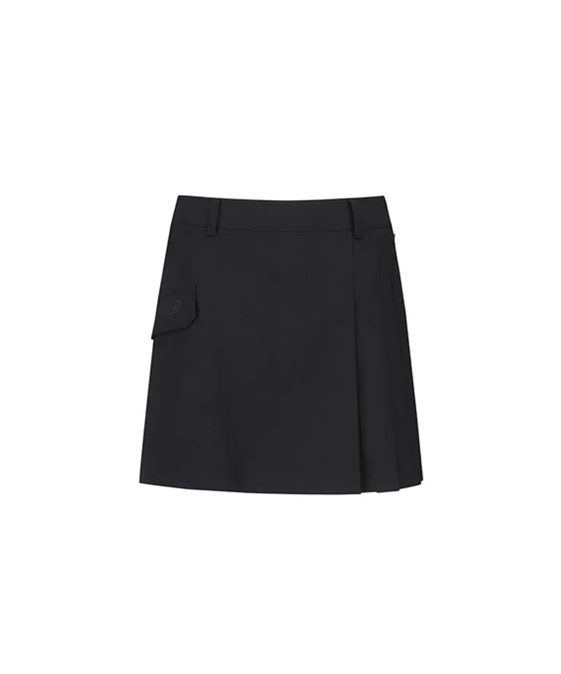 Vice Golf Atelier Women's Wrap Pleat Skirt - Black