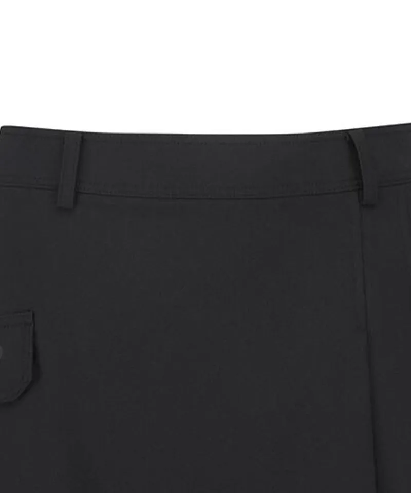 Vice Golf Atelier Women's Wrap Pleat Skirt - Black