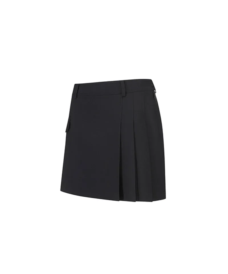 Vice Golf Atelier Women's Wrap Pleat Skirt - Black