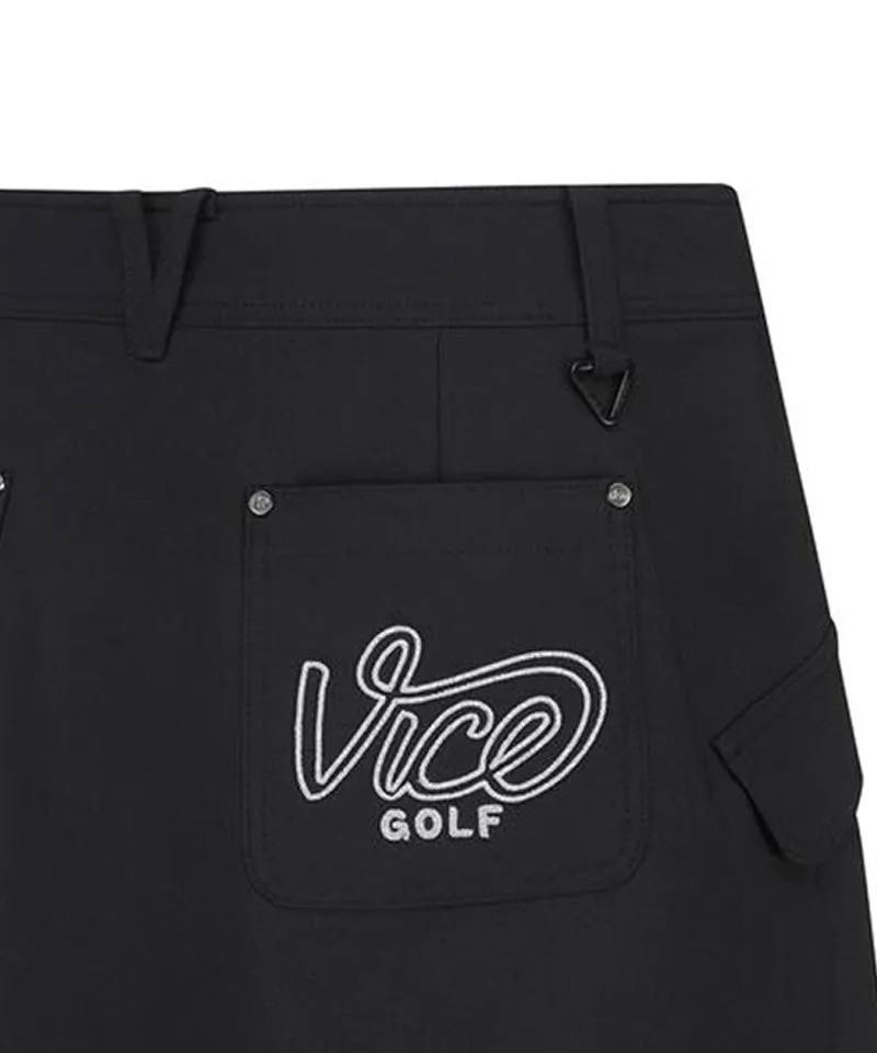 Vice Golf Atelier Women's Wrap Pleat Skirt - Black
