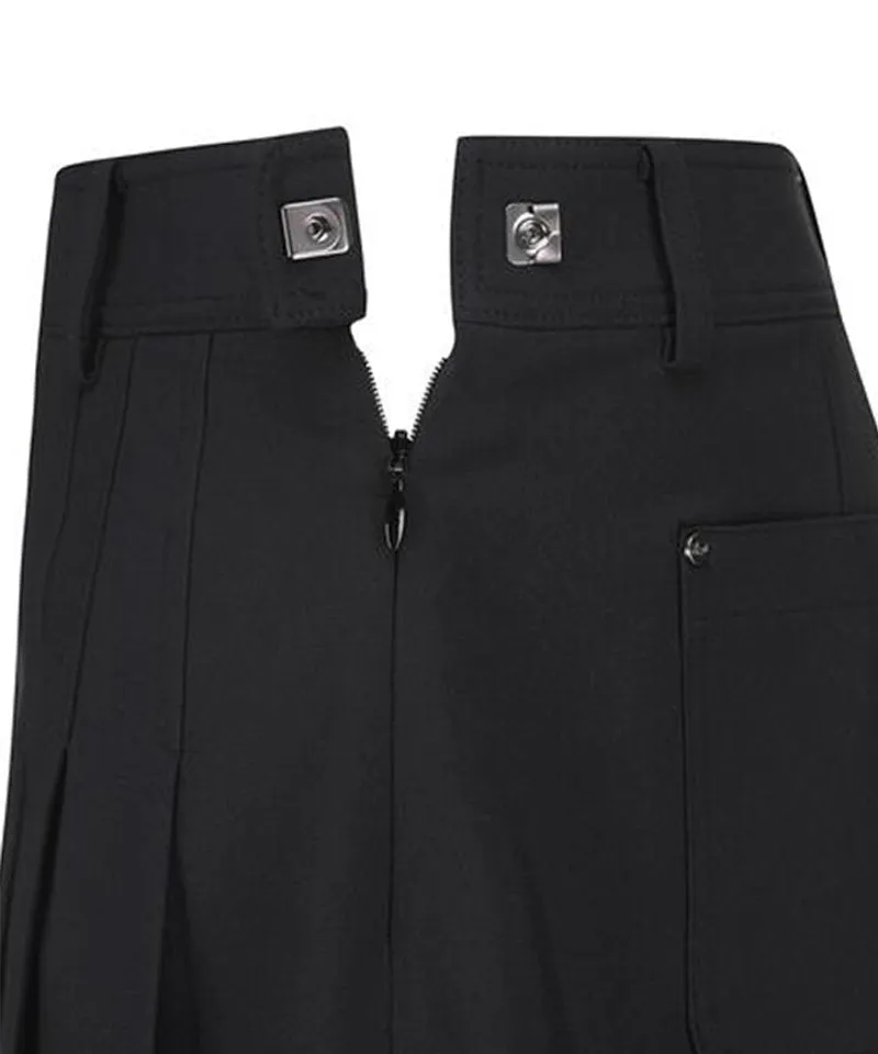 Vice Golf Atelier Women's Wrap Pleat Skirt - Black