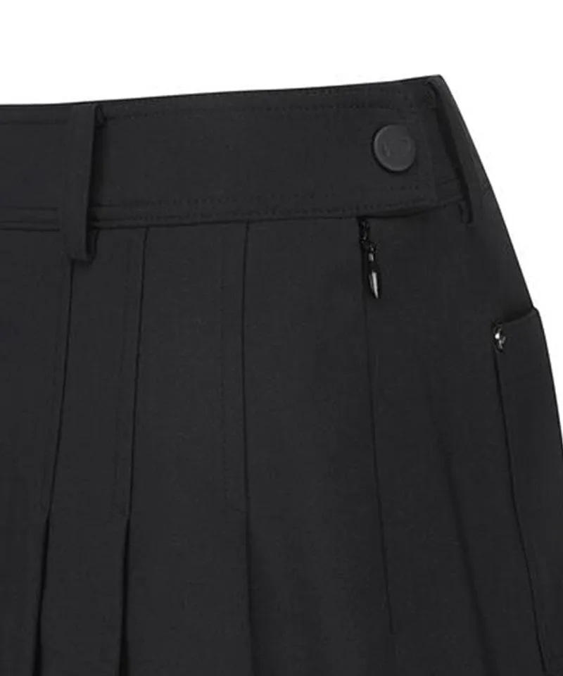 Vice Golf Atelier Women's Wrap Pleat Skirt - Black