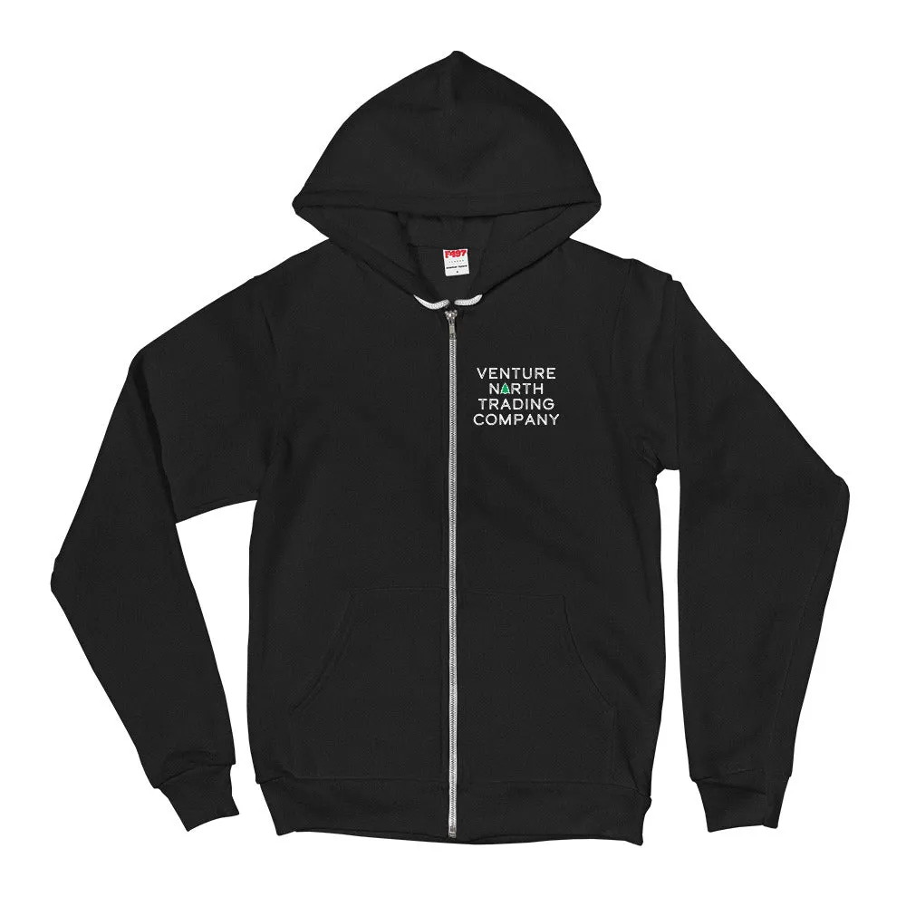 VNTC Block Zip Hoodie - White