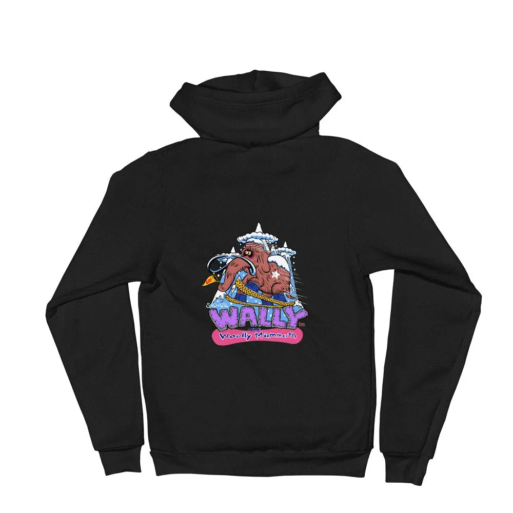 Wally front zipper snowboard hoodie