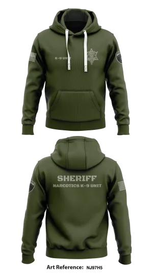 Webster County MS. K-9/Narcotics Unit Store 1  Core Men's Hooded Performance Sweatshirt - Nj97h5
