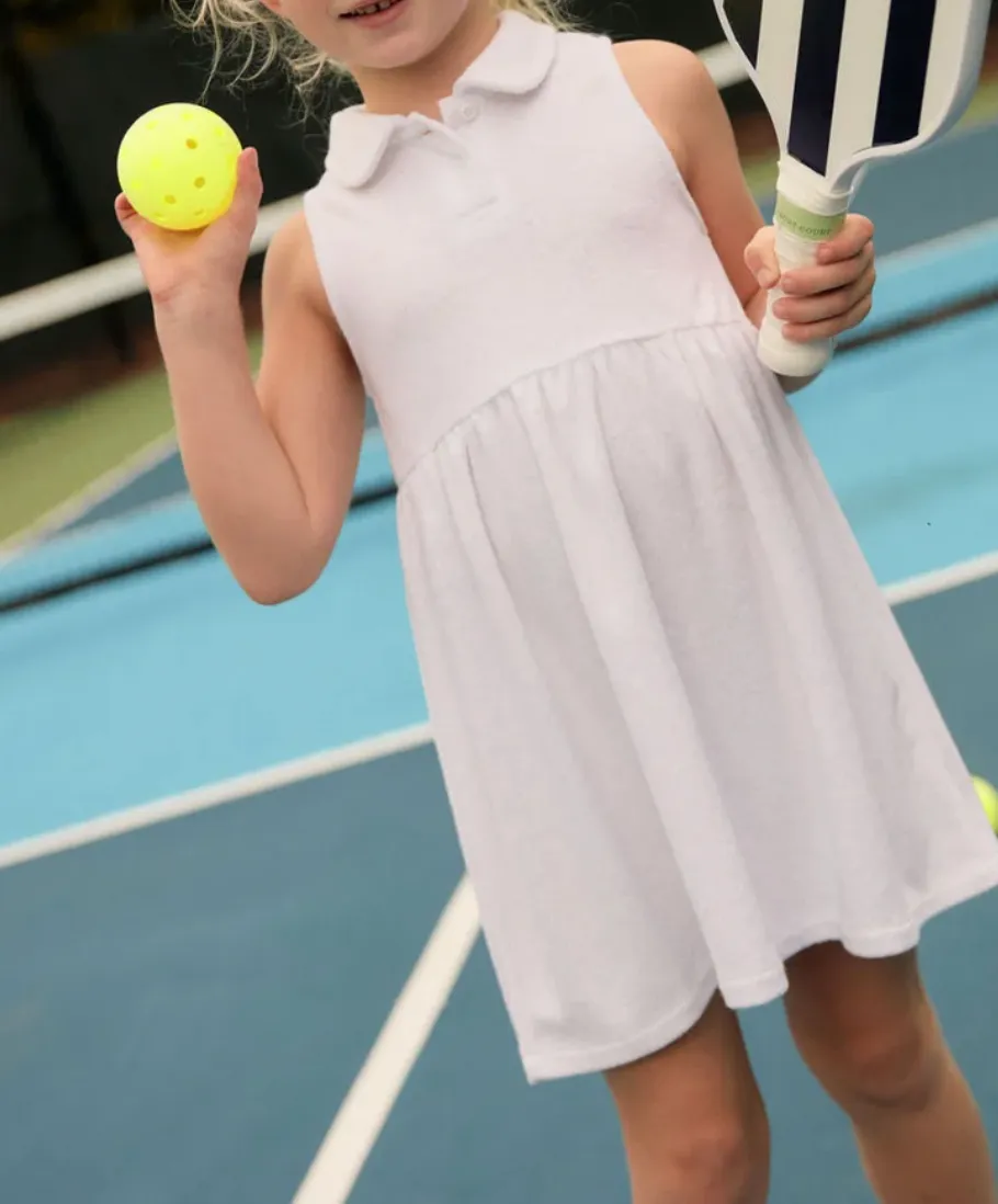 White Terry Tennis Dress