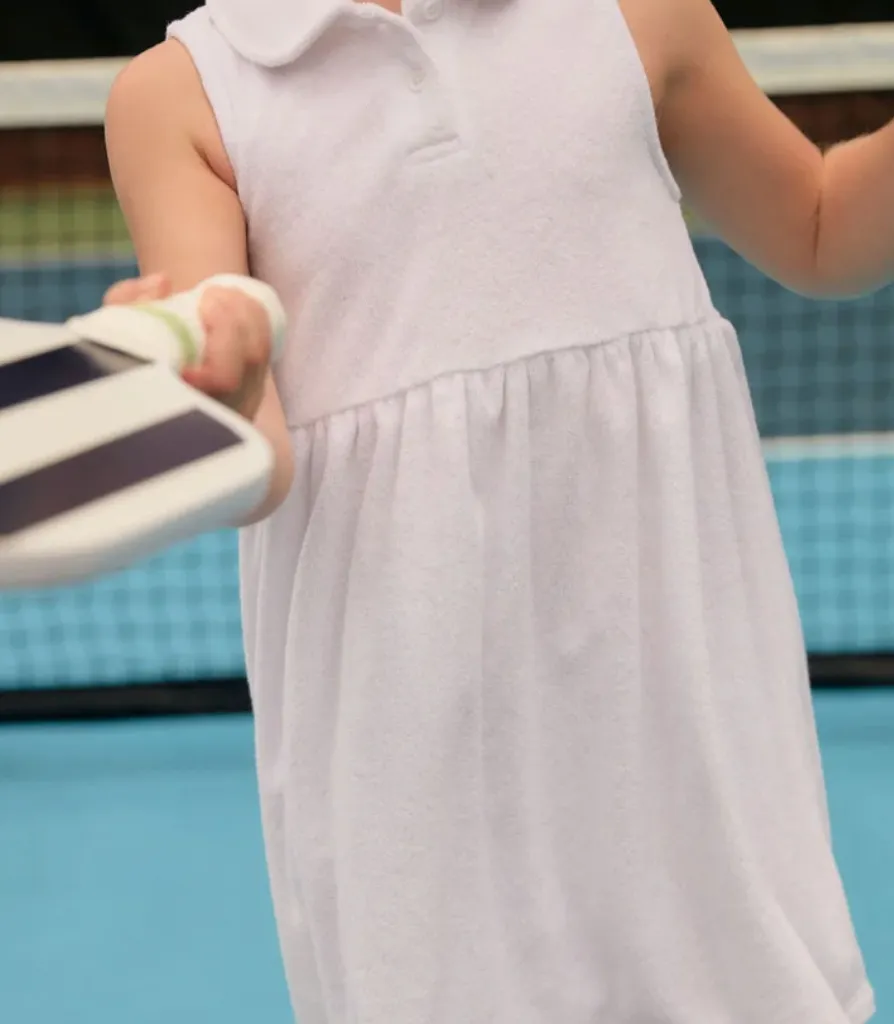 White Terry Tennis Dress